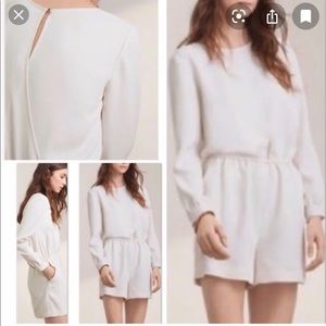 Aritzia Wilfred Romper jumpsuit Ashen XS